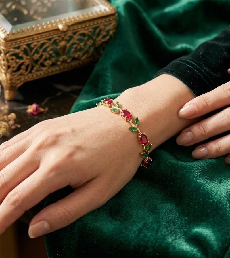 Rosebud Vine Bracelet