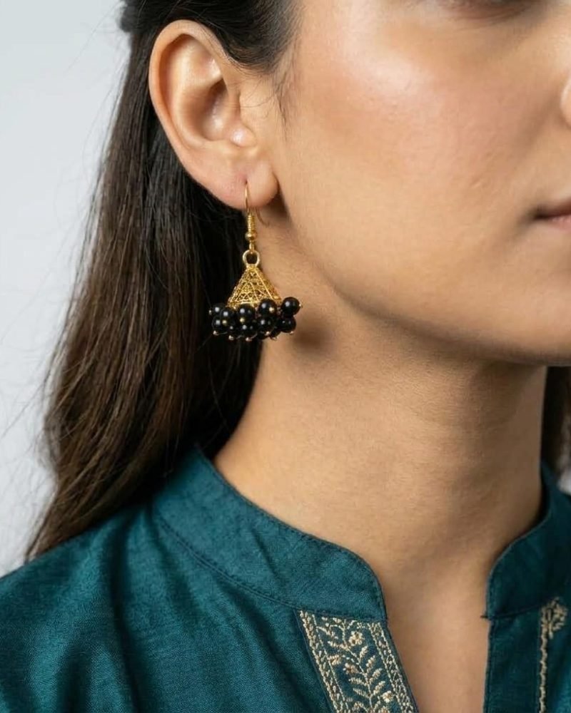 Bead Cluster Jhumka